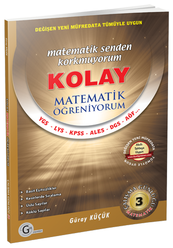 Gür Kolay Matematik Öğreniyorum 3 Konu Anlatımı Gür Yayınları