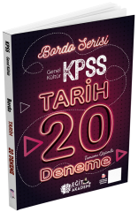 Eğit Akademi KPSS Tarih Bordo 20 Deneme Çözümlü Eğit Akademi