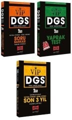 SÜPER FİYAT Yargı 2021 DGS VIP Soru + Yaprak Test + Son 3 Çıkmış Soru 3 lü Set Yargı Yayınları