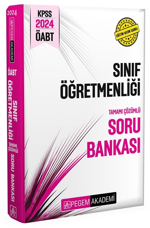 Pegem 2024 ÖABT Sınıf Öğretmenliği Soru Bankası Çözümlü Pegem Akademi Yayınları