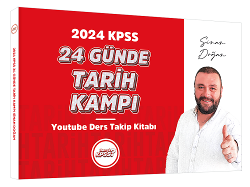 Hangi KPSS 2024 KPSS 24 Günde Tarih Kampı Youtube Ders Takip Kitabı - Sinan Doğan Hangi KPSS Yayınları