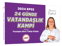 Hangi KPSS 2024 KPSS 24 Günde Vatandaşlık Kampı Youtube Ders Takip Kitabı - Yasemin Çakıraslan Özkanlı Hangi KPSS Yayınları