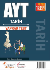 SÜPER FİYAT Eğitim Dünyası YKS AYT Tarih Yaprak Test Eğitim Dünyası Yayınları