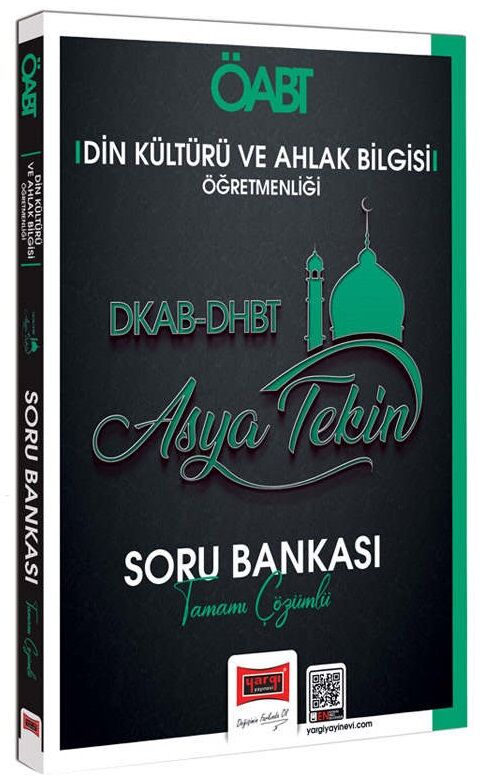 Yargı 2024 ÖABT DHBT Din Kültürü ve Ahlak Bilgisi Öğretmenliği Soru Bankası Çözümlü - Asya Tekin Yargı Yayınları