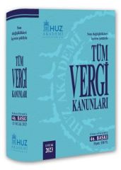 Huz Akademi Tüm Vergi Kanunları 46. Baskı Huz Akademi Yayınları