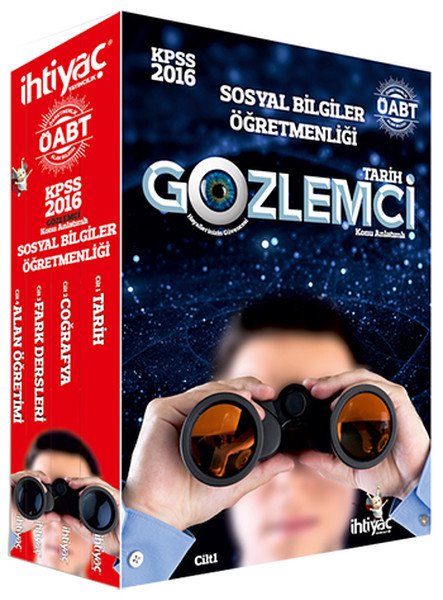 SÜPER FİYAT İhtiyaç ÖABT Sosyal Bilgiler Öğretmenliği Gözlemci Konu Anlatımlı Modüler Set İhtiyaç Yayıncılık