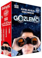 SÜPER FİYAT İhtiyaç ÖABT Sosyal Bilgiler Öğretmenliği Gözlemci Konu Anlatımlı Modüler Set İhtiyaç Yayıncılık