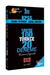 Yargı 2021 KPSS Türkçe 100 de 100 20 Deneme Çözümlü Yargı Yayınları