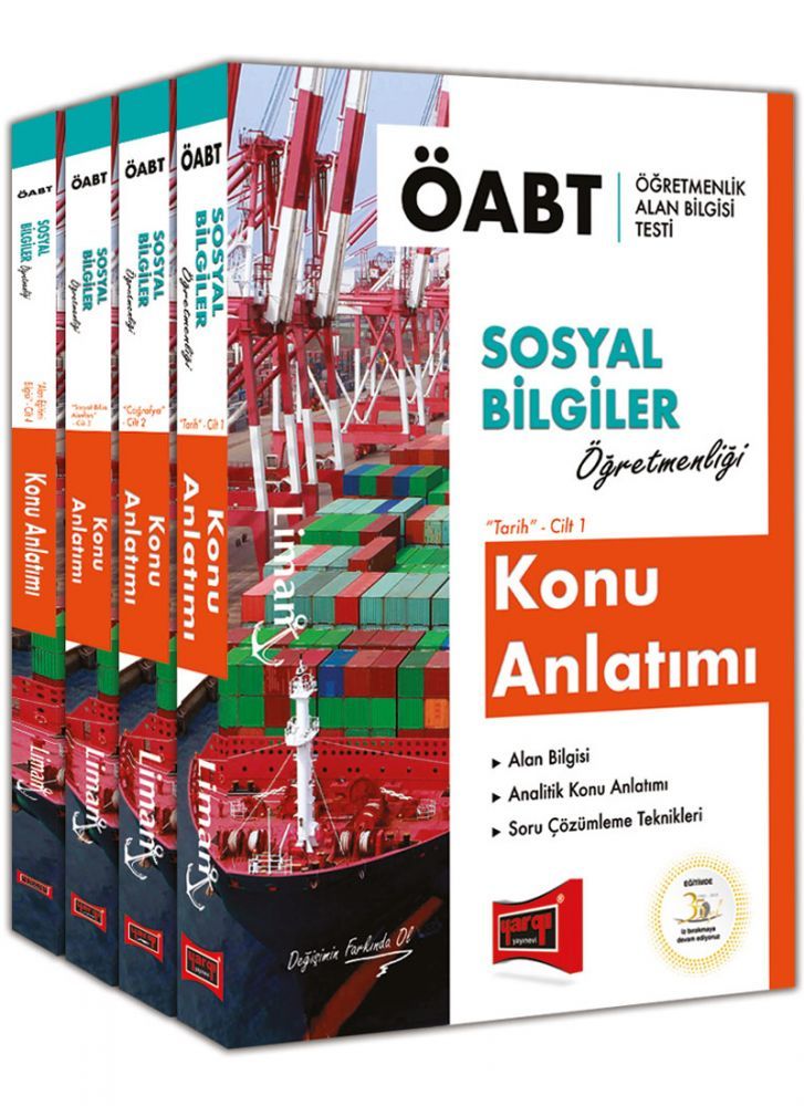 Yargı 2019 ÖABT LİMAN Sosyal Bilgiler Öğretmenliği Konu Anlatımı Modüler Set Yargı Yayınları