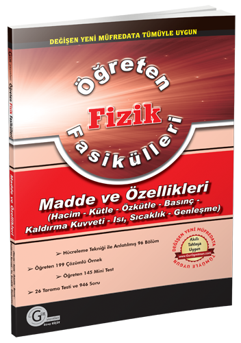 Gür Öğreten Fizik Fasikülleri - Madde ve Özellikleri Gür Yayınları