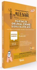 Temsil 2023 Hakimlik MÜESSİR Anayasa Hukuku Orijinal Çıkmış Soru Bankası Çözümlü - Metin Aydın Temsil Kitap Yayınları