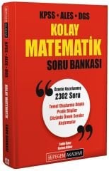 Pegem KPSS ALES DGS Kolay Matematik Soru Bankası Çözümlü Pegem Akademi Yayınları
