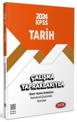 Data 2024 KPSS Tarih Çalışma Yapraklarıyla Özet Konu Anlatımı Data Yayınları