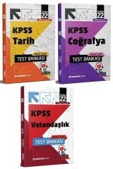 SÜPER FİYAT Uzman Kariyer 2022 KPSS Tarih+Coğrafya+Vatandaşlık Test Bankası Yaprak Test 3 lü Set Uzman Kariyer Yayınları