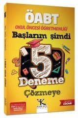 Kadir Koç Akademi ÖABT Okul Öncesi Öğretmenliği Başlarım Şimdi 5 Deneme Çözmeye Kadir Koç Akademi