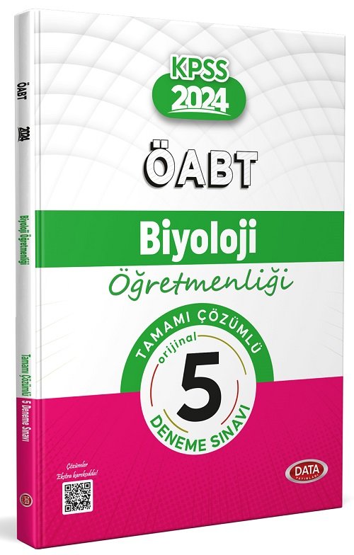 Data 2024 ÖABT Biyoloji Öğretmenliği 5 Deneme Çözümlü Data Yayınları