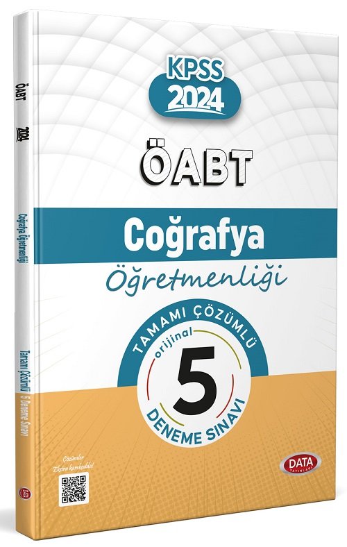 Data 2024 ÖABT Coğrafya Öğretmenliği 5 Deneme Çözümlü Data Yayınları