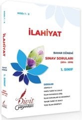 Divit Açıköğretim 1-2 1. Sınıf Bahar İlahiyat Çıkmış Sınav Soruları 2014-2019 Divit Yayınları