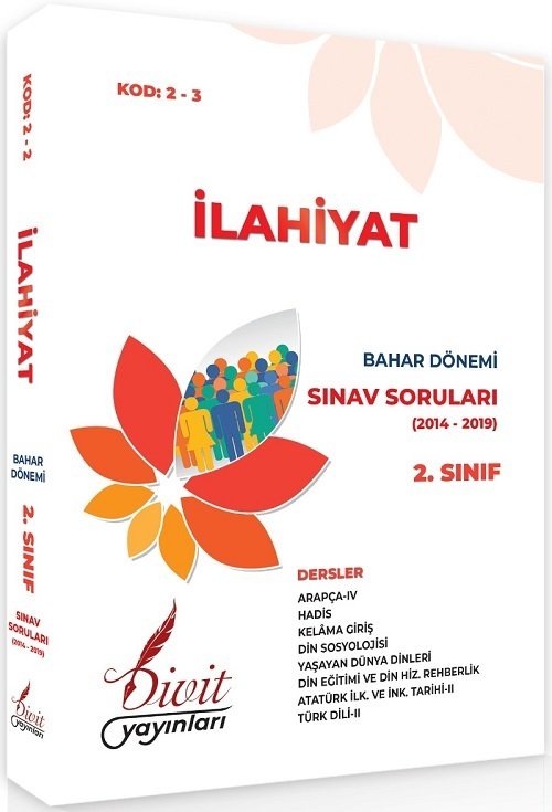 Divit Açıköğretim 2-3 2. Sınıf Bahar İlahiyat Çıkmış Sınav Soruları 2014-2019 Divit Yayınları