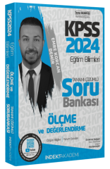 İndeks Akademi 2024 KPSS Eğitim Bilimleri Ölçme ve Değerlendirme Soru Bankası Çözümlü - Emre Korcan Demir İndeks Akademi Yayıncılık