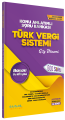 Emsal 2022-23 Açıköğretim G-4001 Güz Türk Vergi Sistemi Konu Anlatımlı Soru Bankası Emsal Yayınları
