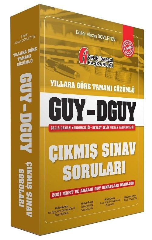 SÜPER FİYAT Alican Dovletov GUY DGUY Gelir Uzman Yardımcılığı Çıkmış Sınav Soruları 4. Baskı Alican Dovletov