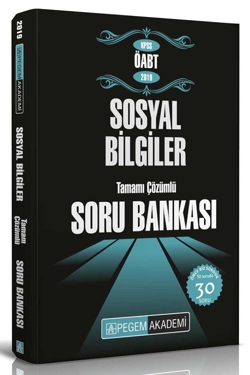 Pegem 2019 ÖABT Sosyal Bilgiler Soru Bankası Çözümlü Pegem Akademi Yayınları