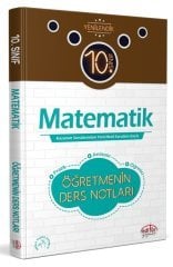 Editör 10. Sınıf Matematik Öğretmenin Ders Notları Hızlı Editör Yayınları