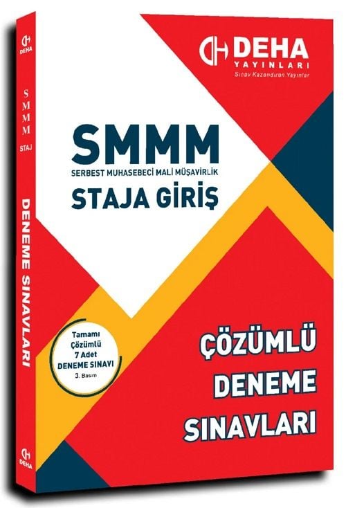 Deha SMMM Staja Giriş 7 Deneme Çözümlü Deha Yayınları