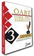 Yetki 2021 ÖABT Türk Dili ve Edebiyatı Öğretmenliği 3 Deneme Çözümlü Yetki Yayıncılık