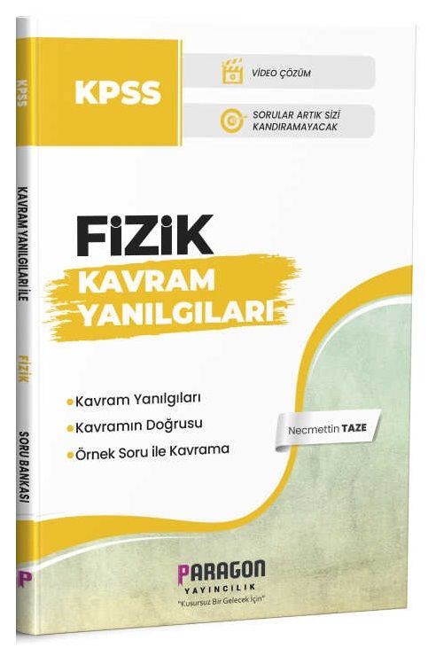 Paragon ÖABT Fizik Öğretmenliği Kavram Yanılgıları Paragon Yayınları