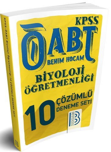 SÜPER FİYAT Benim Hocam 2019 ÖABT Biyoloji Öğretmenliği 10 Deneme Çözümlü Benim Hocam Yayınları