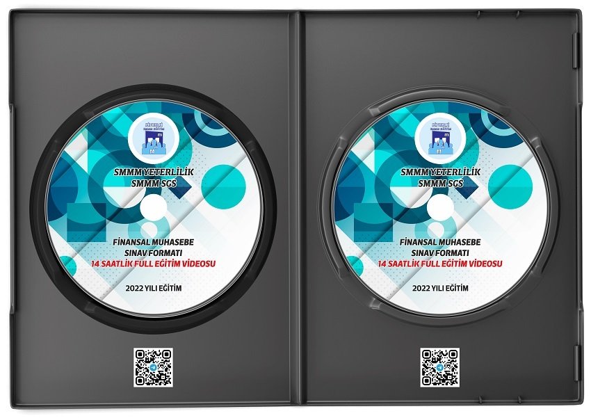 Sinerji 2022 SMMM Finansal Muhasebe Sınav Formatı 14 Saatlik Full Eğitim Videosu 2 DVD Sinerji SMMM Eğitimi