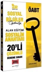 Yargı 2022 ÖABT Sosyal Bilgiler Sosyalin Anahtarı Alan Eğitimi 20 Deneme Çözümlü Yargı Yayınları