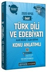 SÜPER FİYAT Pegem 2020 ÖABT Türk Dili ve Edebiyatı Konu Anlatımlı Video Destekli Pegem Akademi Yayınları