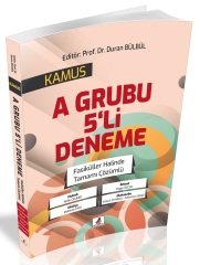 SÜPER FİYAT DB Yayıncılık KPSS A Grubu KAMUS 5 Deneme Çözümlü - Duran Bülbül DB Yayıncılık