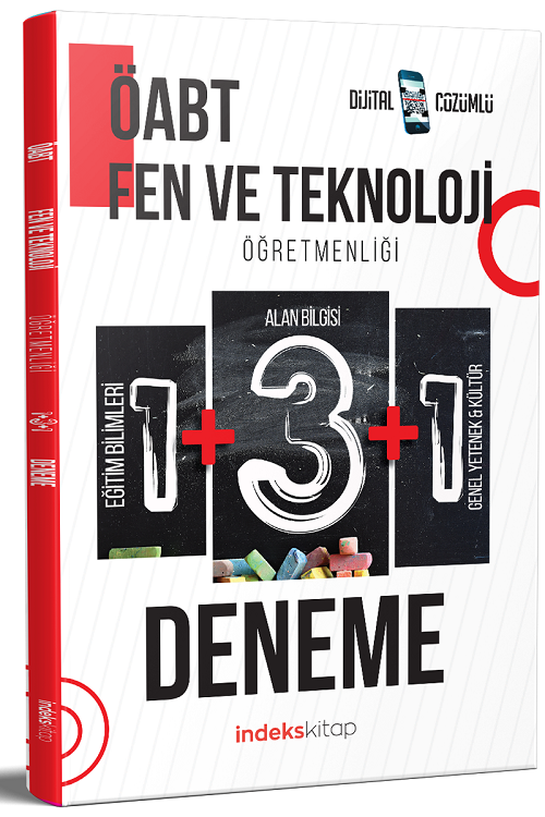 SÜPER FİYAT İndeks Akademi ÖABT Fen ve Teknoloji Öğretmenliği 5 Deneme Dijital Çözümlü İndeks Akademi Yayıncılık