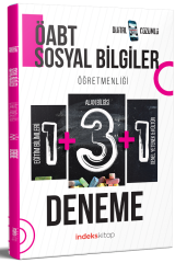 SÜPER FİYAT İndeks Akademi ÖABT Sosyal Bilgiler Öğretmenliği 5 Deneme Dijital Çözümlü İndeks Akademi Yayıncılık