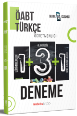 SÜPER FİYAT İndeks Akademi ÖABT Türkçe Öğretmenliği 5 Deneme Dijital Çözümlü İndeks Akademi Yayıncılık