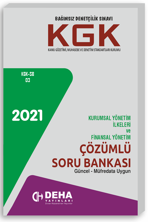 Deha KGK Kurumsal Yönetim İlkeleri ve Finansal Yönetim Soru Bankası Deha Yayınları