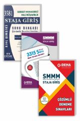 Deha SMMM Staja Giriş Soru Bankası + 7 Deneme Sınavı + Konu Tarama Testleri 3 lü Set Deha Yayınları