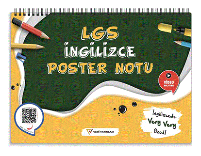 Veri Yayınları 8. Sınıf LGS İngilizce Poster Notu Veri Yayınları