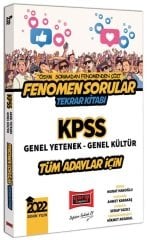 Yargı 2022 KPSS Genel Yetenek Genel Kültür Fenomen Sorular Tekrar Kitabı Yargı Yayınları