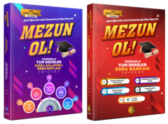 Liyakat MEZUN OL Açık Öğretim Lisesi Zorunlu Tüm Dersler Konu + Soru Bankası 2 li Set Liyakat Yayınları