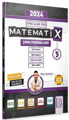 Benim Hocam 2024 KPSS ALES DGS Matematix-3 Matematik Soru Fasikülleri Çözümlü Benim Hocam Yayınları