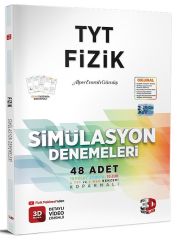 3D Yayınları YKS TYT Fizik Simülasyon 48 Deneme 3D Yayınları