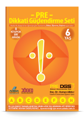 Adeda PRE Dikkati Güçlendirme Seti 6 Yaş Set Adeda Yayınları