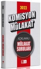 Akfon 2022 KPSS Kaymakamlık Hakimlik Komisyon Açıklamalı Mülakat Soruları Akfon Yayınları