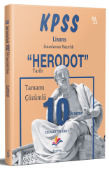 Dizgi Kitap 2022 KPSS Tarih HERODOT 10 Deneme Çözümlü - Celalettin Uray Dizgi Kitap Yayınları