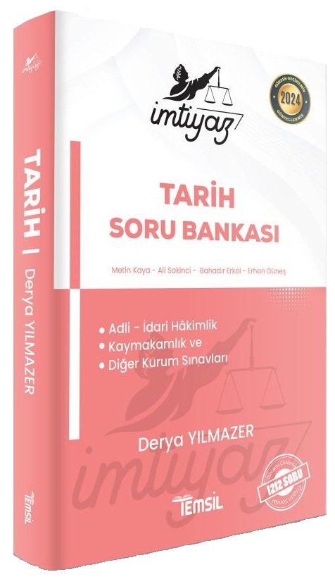 Temsil 2024 İmtiyaz Hakimlik Kaymakamlık Tarih Soru Bankası - Derya Yılmazer Temsil Yayınları
